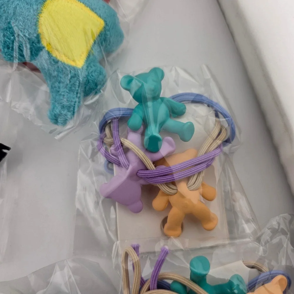 Hair Accessory Lot 10pc Dinosaur Bear Headband Clips NEW Stocking Stuffer Gift